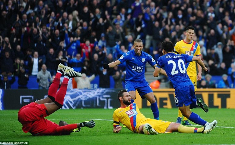 Leicester City pokonuje Crystal Palace 3:1