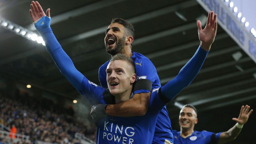Leicester pokonuje Newcastle 3:0, Vardy rekordzistą