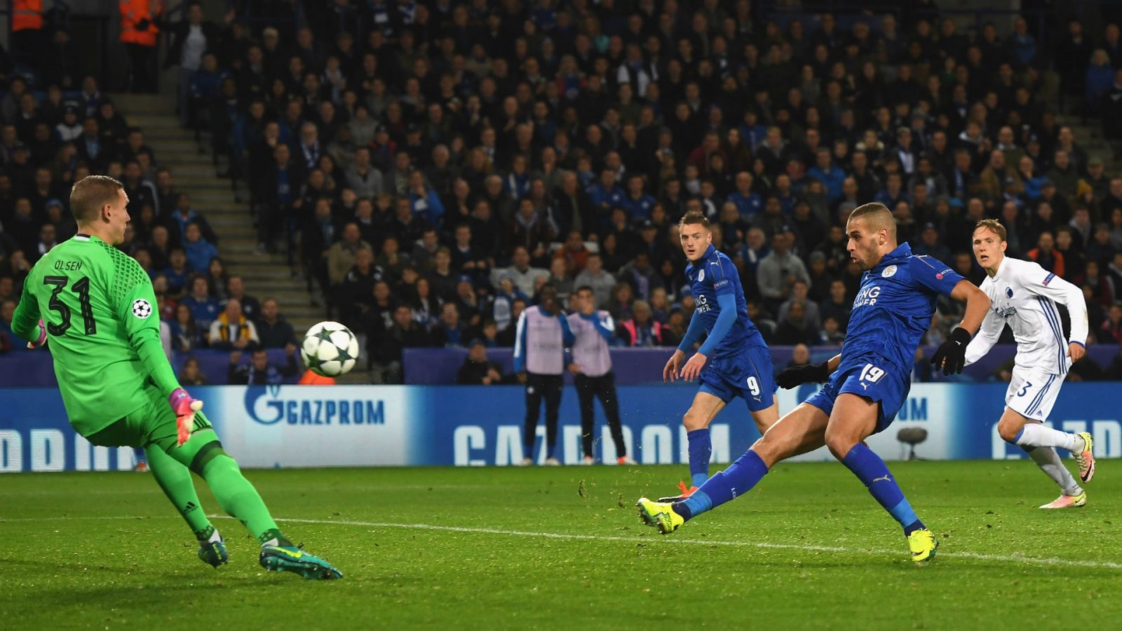 Leicester City pokonuje FC Kopenhaga 1:0