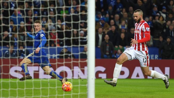 Leicester City pewnie pokonuje Stoke City 3:0