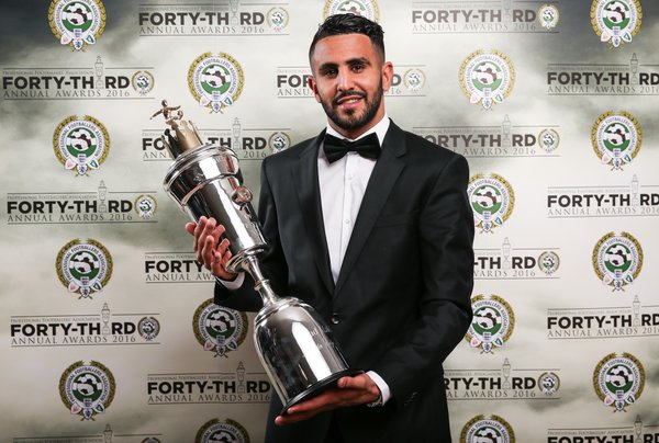 mahrez z tytułem najlepszego gracza